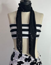 Load image into Gallery viewer, Black Sequin Scarf