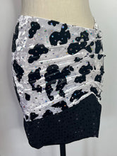Load image into Gallery viewer, Cow Print Ruffle Skirt