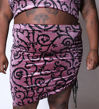 Load image into Gallery viewer, Ruched Mauve Skirt