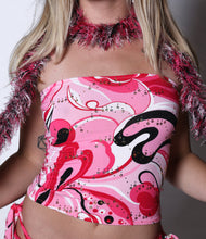 Load image into Gallery viewer, Pink Surfer Tube Top