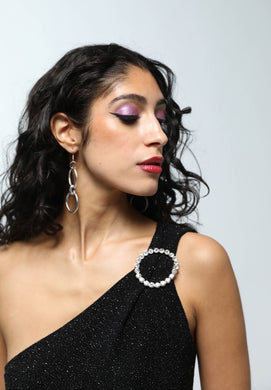 Silver Circle Earrings