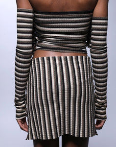 Striped Metallic Sleeves