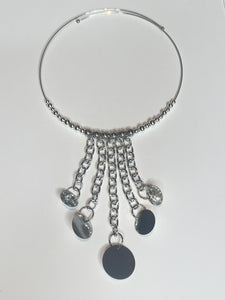 Disco Necklace in Silver