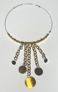 Disco Necklace in Gold