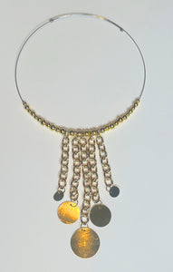 Disco Necklace in Gold