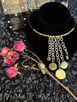 Disco Necklace in Gold