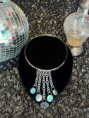 Disco Necklace in Silver