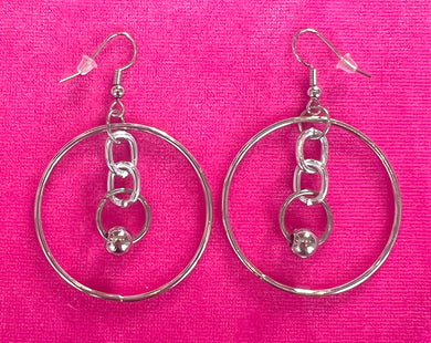 Pierced Hoop Earrings