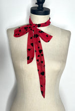 Load image into Gallery viewer, Red Heart Mesh Scarf