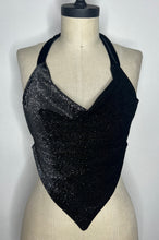 Load image into Gallery viewer, Velvet Sparkle Halter Top