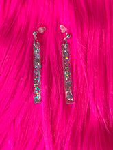 Load image into Gallery viewer, Rectangular Glitter Earrings by