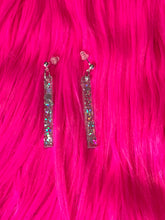 Load image into Gallery viewer, Rectangular Glitter Earrings by