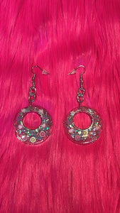 Pastel Glitter Fruit Earrings