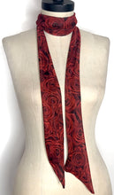 Load image into Gallery viewer, Red Roses Mesh Scarf