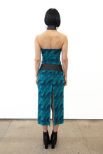 Load image into Gallery viewer, Aqua Pleated Skirt