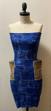 Load image into Gallery viewer, Blue Denim Tube Dress