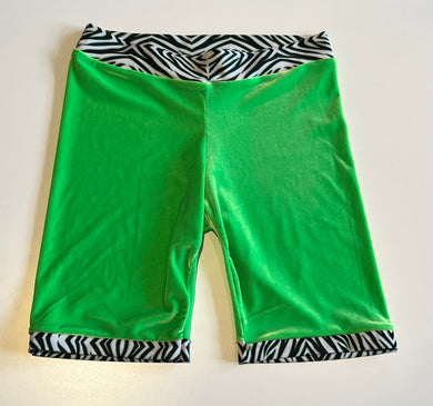 Green Zebra Shorts