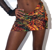 Load image into Gallery viewer, Oil Slick Mini Skirt