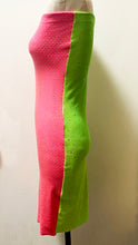 Load image into Gallery viewer, Pink &amp; Green Tube Dress