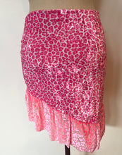 Load image into Gallery viewer, Pink Ruffle Low Rise Skirt