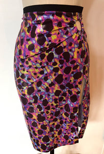 Purple Midi O-Ring Skirt
