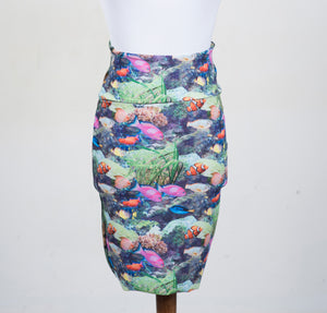Under the sea pencil skirt